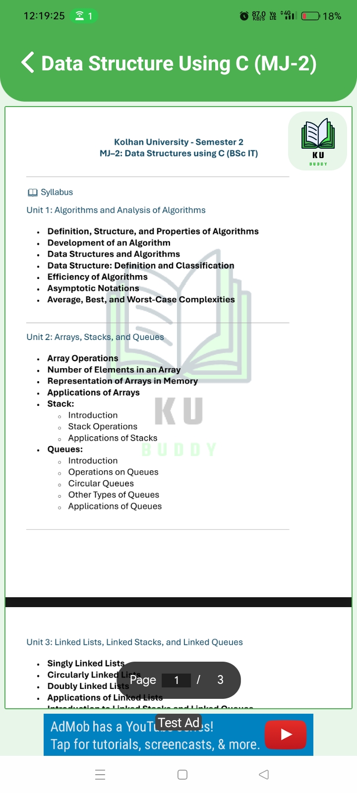 KU Buddy App Screenshot 3